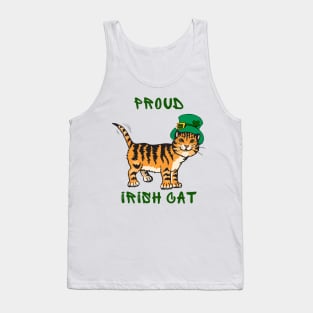 Proud irish cat Tank Top